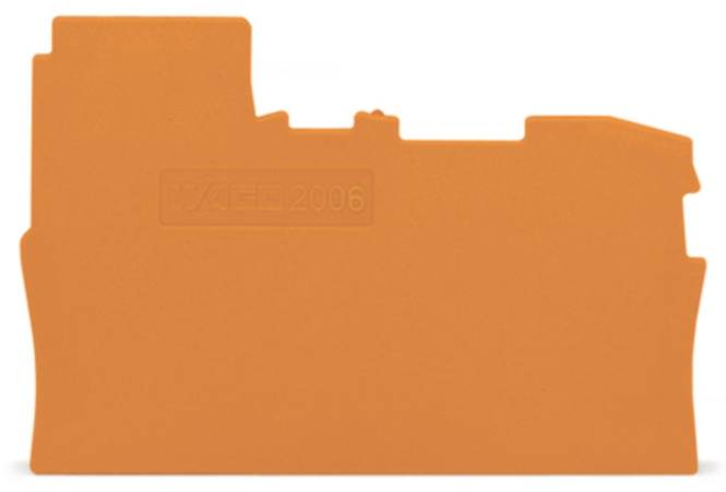 WAGO 2006-7192 Abschluss-und Zwischenplatte,1 mm dick,orange Industriematerial Verbindungstechnik