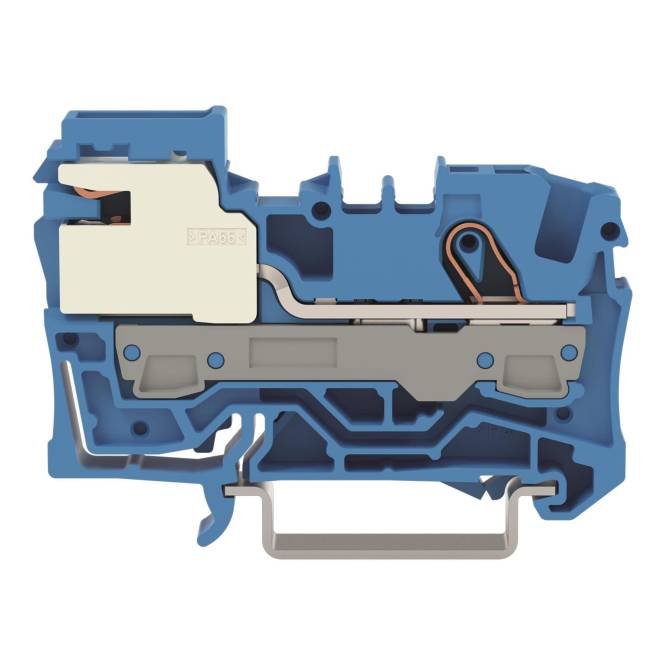 WAGO 2006-7114 1-Leiter-N-Trennklemme,6 mm²,Push-in CAGE CLAMP,blau Industriematerial