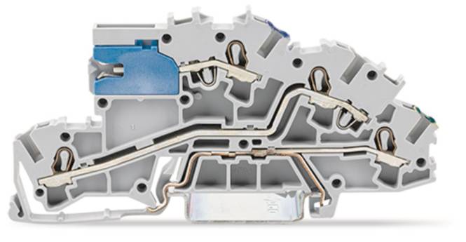 WAGO 2003-7641 Installationsetagen- klemme,mit N-Trennschlitten,NT/L/PE,grau Industriematerial