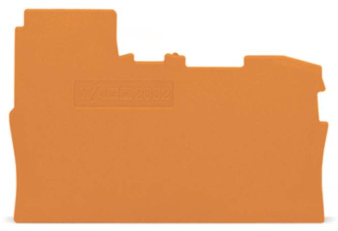 WAGO 2002-7192 Abschluss-und Zwischenplatte,0,8 mm dick,orange Industriematerial Verbindungstechnik