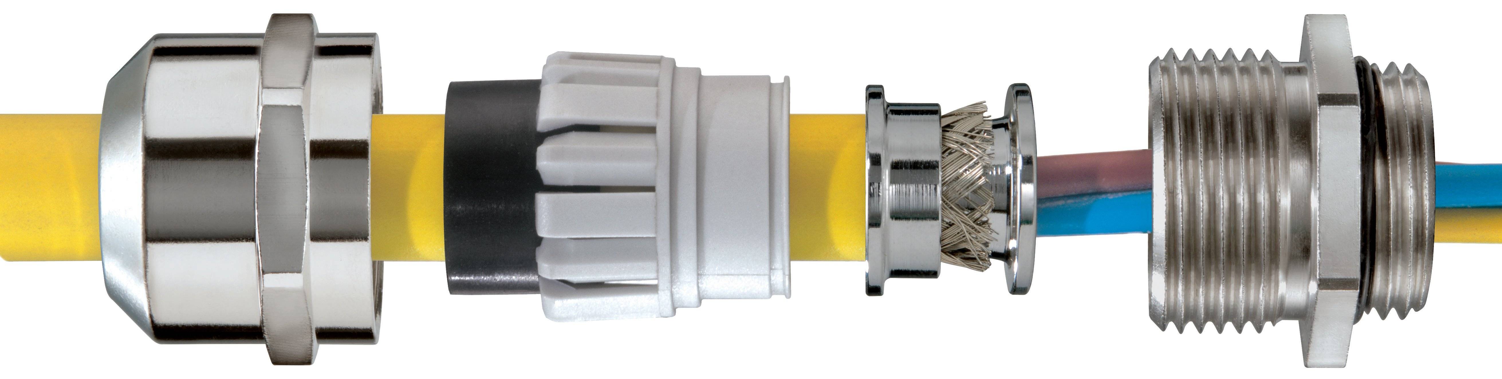 WISKA EMV-Verschraubung EMSKV 20 EMV-Z ** M20 MS Erdungskonus 6-13 10065018 Industriematerial