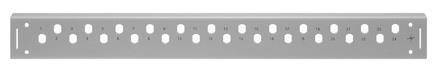 TG FRONTPLATTE BASIS V 1HE H02025A0493 für 12 LC-Duplex-Kupplungen Install.Baumaterial