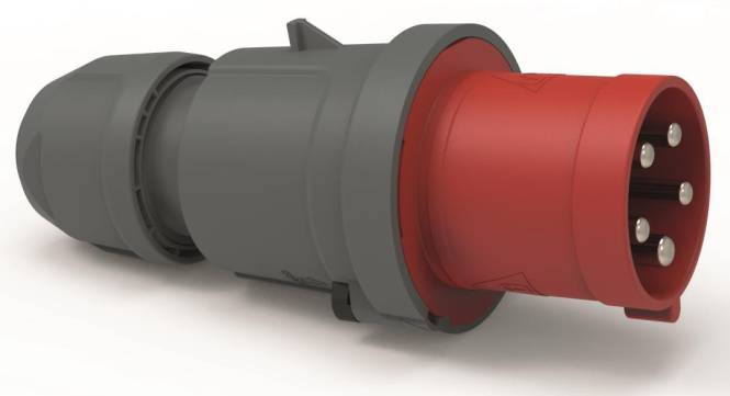 BALS CEE-Stecker QUICK-CONNECT TE 210765 63A 5p 400V 6h IP44 Industriematerial Verbindungstechnik