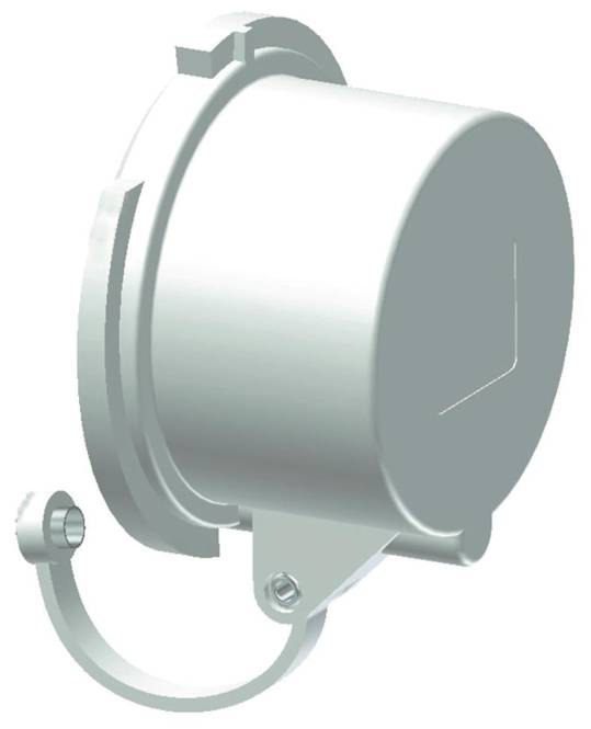 BALS Verschlusshaube 63A für CEE- 833 Stecker 3-4-5-polig Industriematerial Verbindungstechnik