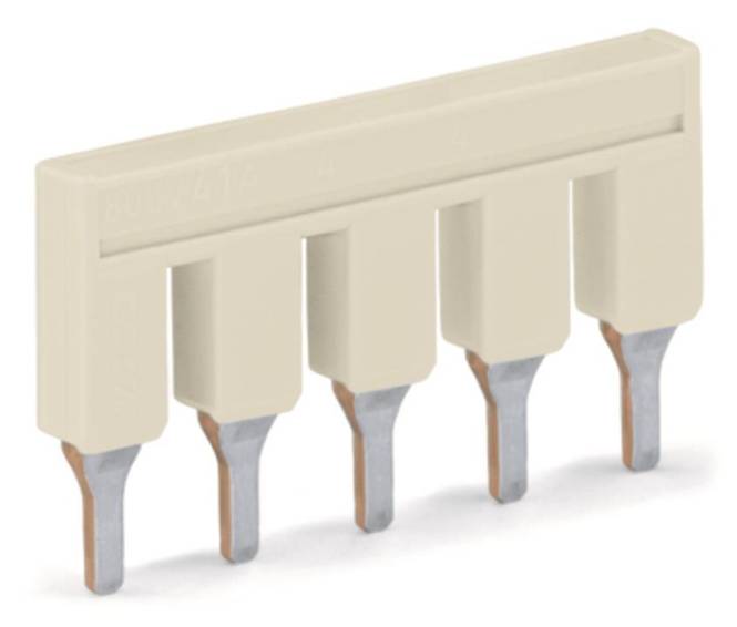 WAGO 2006-405 Brücker,5-fach,isoliert,lichtgrau Industriematerial Verbindungstechnik Reihenklemmen