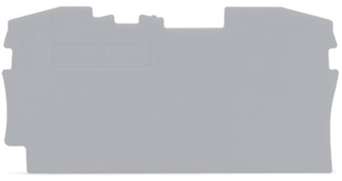 WAGO 2006-1291 Abschluss-und Zwischenplatte,1 mm dick,grau Industriematerial Verbindungstechnik