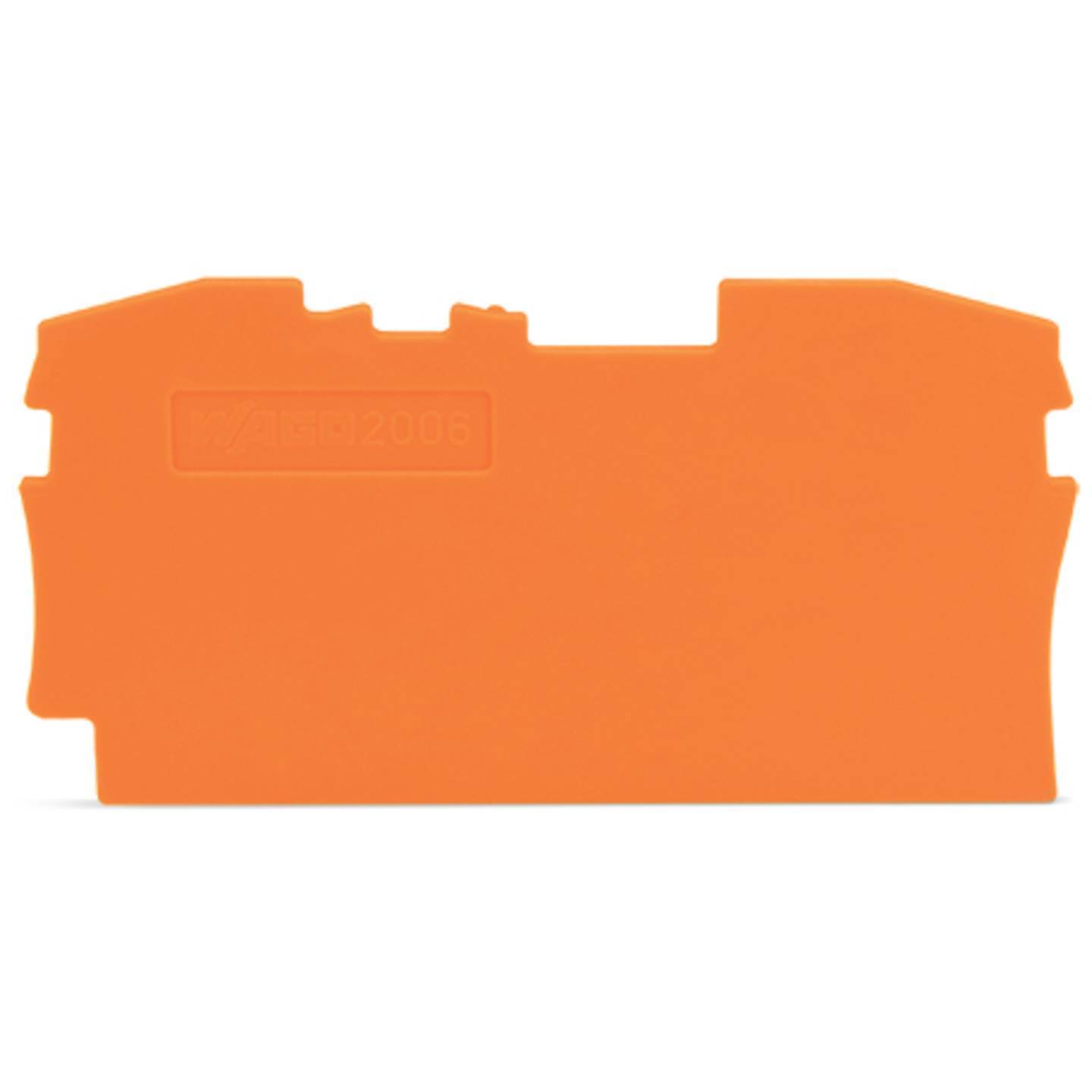 WAGO 2006-1292 Abschluss-und Zwischenplatte,1 mm dick,orange Industriematerial Verbindungstechnik