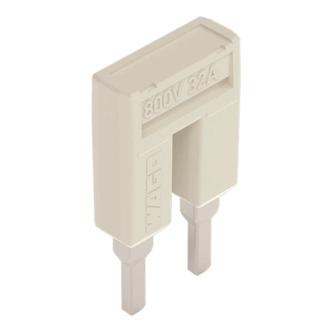 WAGO 2004-402 Brücker,2-fach,isoliert,lichtgrau Industriematerial Verbindungstechnik Reihenklemmen