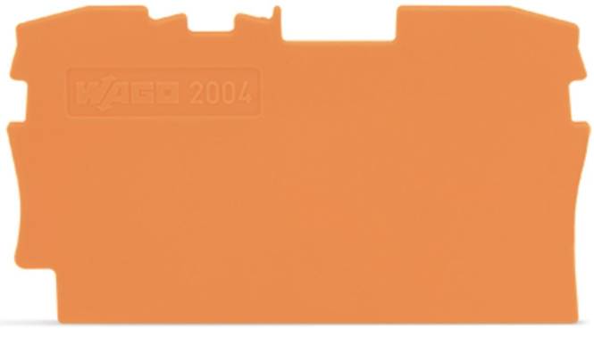WAGO 2004-1292 Abschluss-und Zwischenplatte,1 mm dick,orange Industriematerial Verbindungstechnik