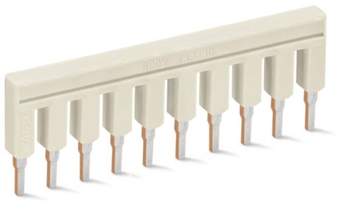WAGO 2002-410 Brücker,10-fach,isoliert,lichtgrau Industriematerial Verbindungstechnik Reihenklemmen