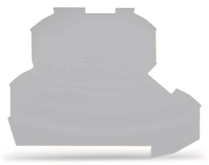 WAGO 2002-2291 Abschluss-und Zwischenplatte,0,8 mm dick,grau Industriematerial Verbindungstechnik