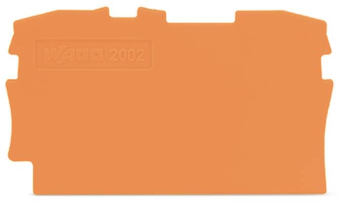 WAGO 2002-1292 Abschluss-und Zwischenplatte,0,8 mm dick,orange Industriematerial Verbindungstechnik