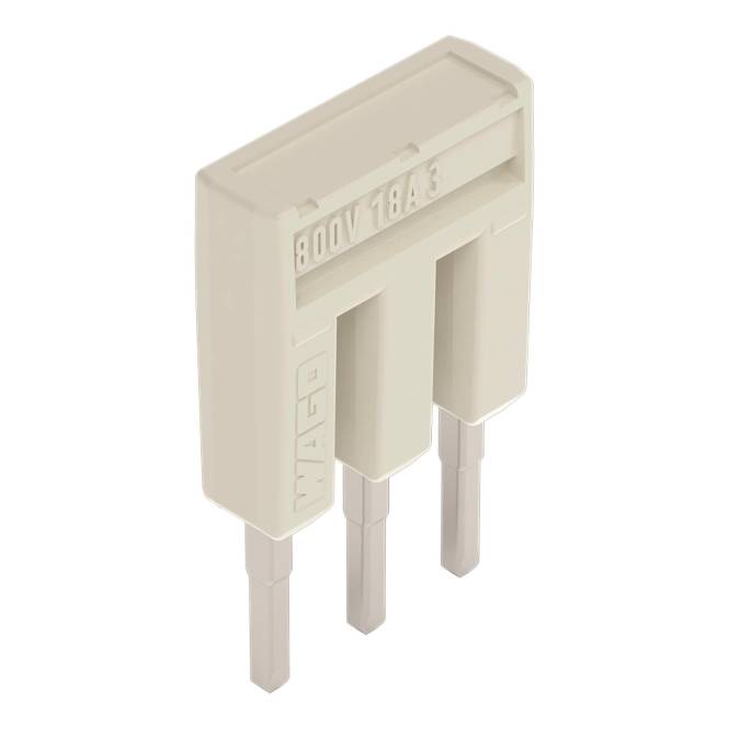 WAGO 2001-403 Brücker,3-fach,isoliert,lichtgrau Industriematerial Verbindungstechnik Reihenklemmen