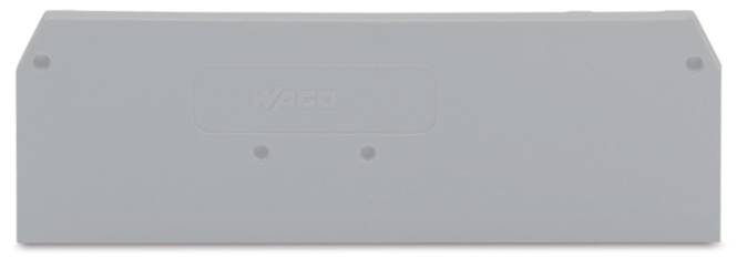WAGO 281-334 Abschluss-und Zwischenplatte,2,5 mm dick,grau Industriematerial Verbindungstechnik