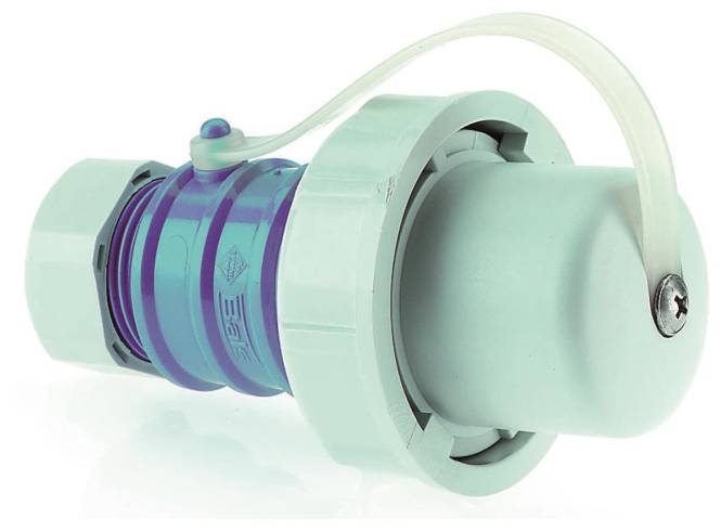 BALS Schuko-Stecker 16A 250V 736 blau druckwasserdicht Industriematerial Verbindungstechnik