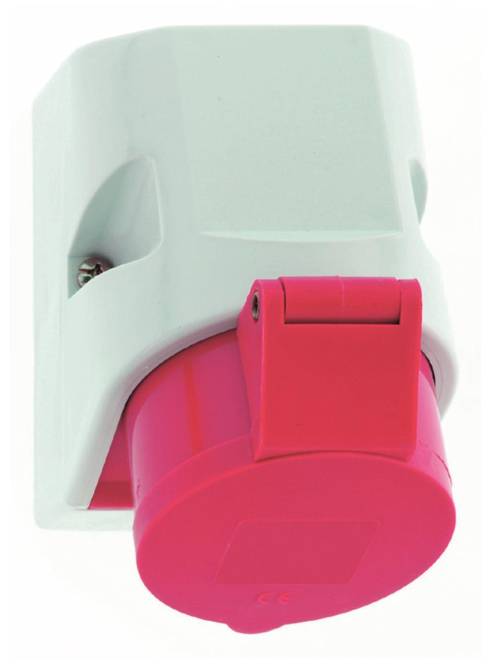 BALS CEE Wandsteckdose 5x16A 400V 11906 IP44 6H Quick-Connect Industriematerial Verbindungstechnik