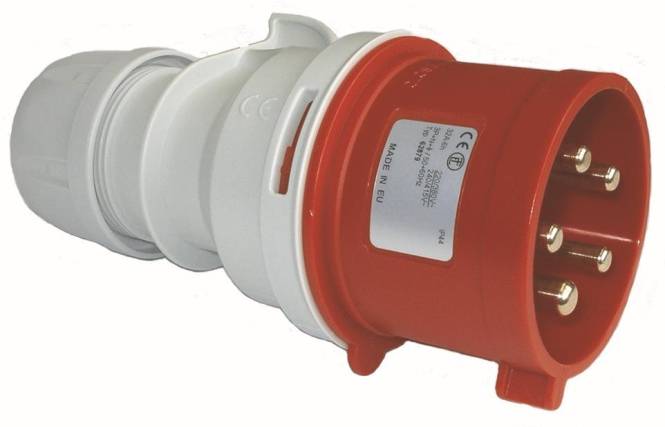 ET CEE-Stecker 5-POL CT516/6H 16A 400V Industriematerial Verbindungstechnik Steckverbinder