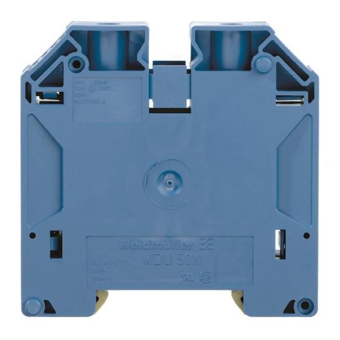 Weidmüller WDU 50N BL Durchgangsklemme 50qmm Schraubanschluss 1820850000 Industriematerial