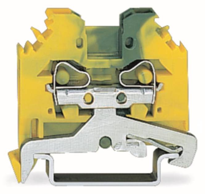 WAGO 281-107 2-Leiter- Schutzleiterklemme,4 mm² Industriematerial Verbindungstechnik Reihenklemmen