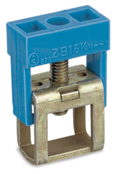 WAGO 210-281 Anschlussklemme,blau Industriematerial Verbindungstechnik Reihenklemmen