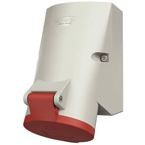 Mennekes 16A5P 6H400V Wanddose 20235A IP44 HW/VN hochwärmebeständig Industriematerial