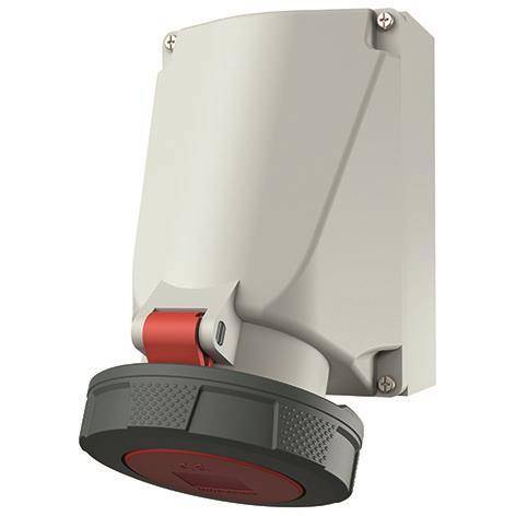 Mennekes 63A5P 6H400V Wanddose IP67 136A ** Industriematerial Verbindungstechnik Steckverbinder