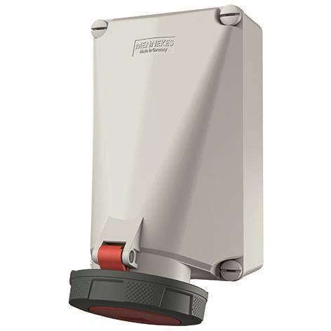 Mennekes 125A5P 6H400V Wanddose IP67 143 ** Industriematerial Verbindungstechnik Steckverbinder