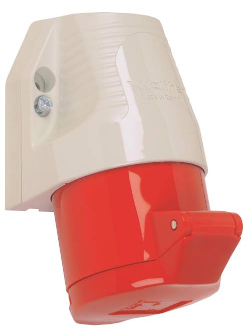 Walther Wandsteckdose 16A 5P 400V 6h 110 ** IP44 Industriematerial Verbindungstechnik Steckverbinder