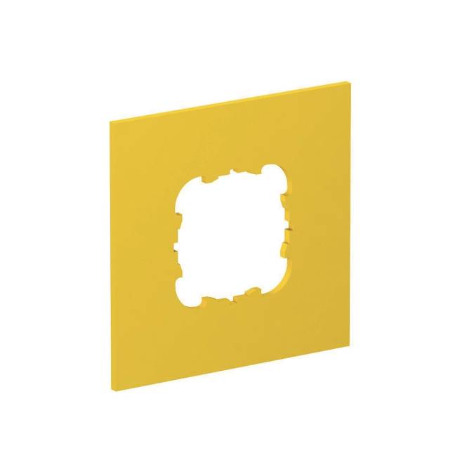 OBO VH-P2 Abdeckplatte 1xEKR 95x95mm PA rapsgelb RAL1021 6109834 Install.Baumaterial