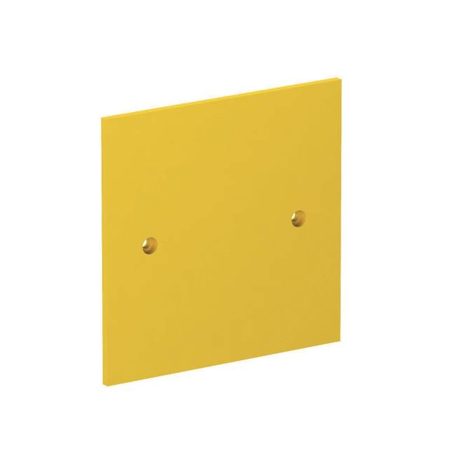 OBO VH-P1 Abdeckplatte blind 95x95mm PA rapsgelb RAL1021 6109842 Install.Baumaterial