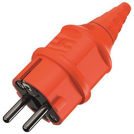 Mennekes 16A2P+E 230V 10837 Schuko-Stecker orange Industriematerial Verbindungstechnik