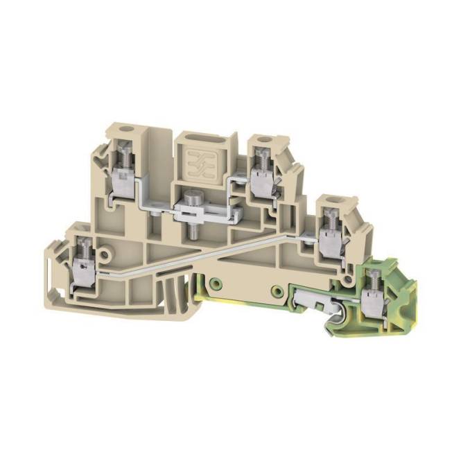 Weidmüller WDL 2.5/NT/L/PE Verteiler- Reihenklemme m.WQV 2,5qmm 1029800000 Industriematerial