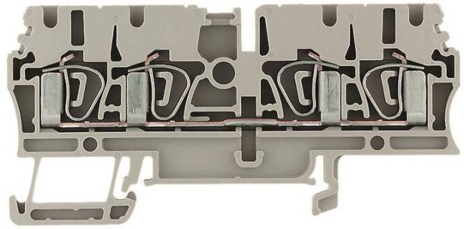 Weidmüller ZDU 2.5/4AN Durchgangsklemme Sammelschiene Zugfederanschl. 1608570000 Industriematerial
