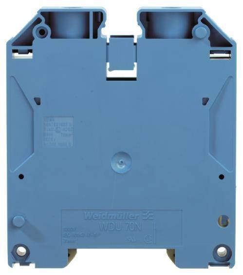 Weidmüller WDU 70N/35 bl Durchgangs- Klemme 70qmm 9512420000 Industriematerial Verbindungstechnik