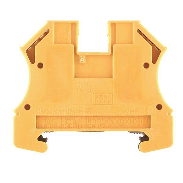 Weidmüller WPE 10 Erdungsklemme 10qmm Schraubanschluss Direktmontage 101030000 Industriematerial