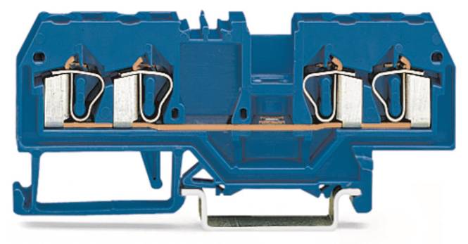 WAGO 280-834 4-Leiter-Durchgangs- klemme,2,5 mm² Industriematerial Verbindungstechnik Reihenklemmen