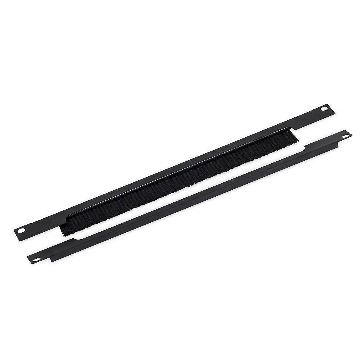 RAB-ZP-X03-A3 - 19" Kabeldurchführungsplatte 1HE, horizontal geteilt, Durchführung 350 x21 mm, m
