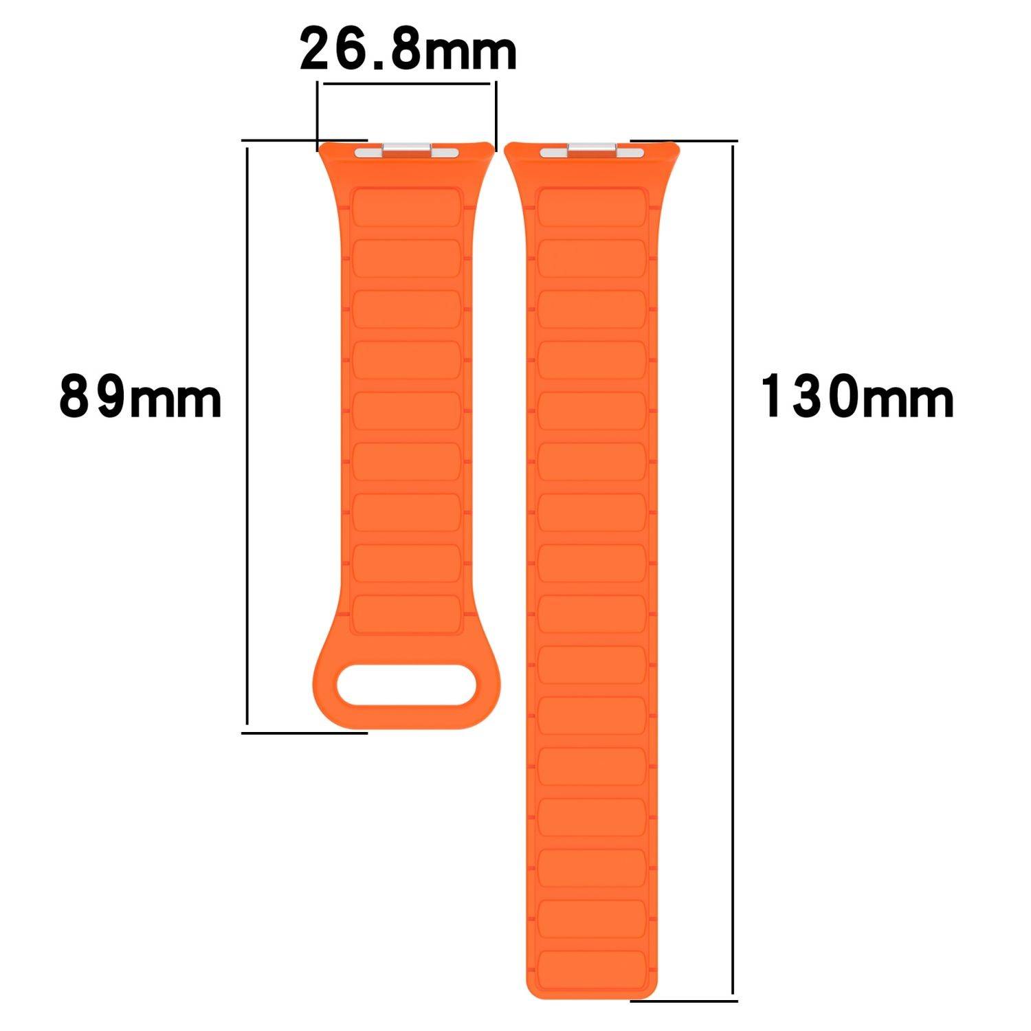 Smartwatch Armband Silikon Xiaomi Smart Band 10 Pro 9 Pro Magnetverschluss Band