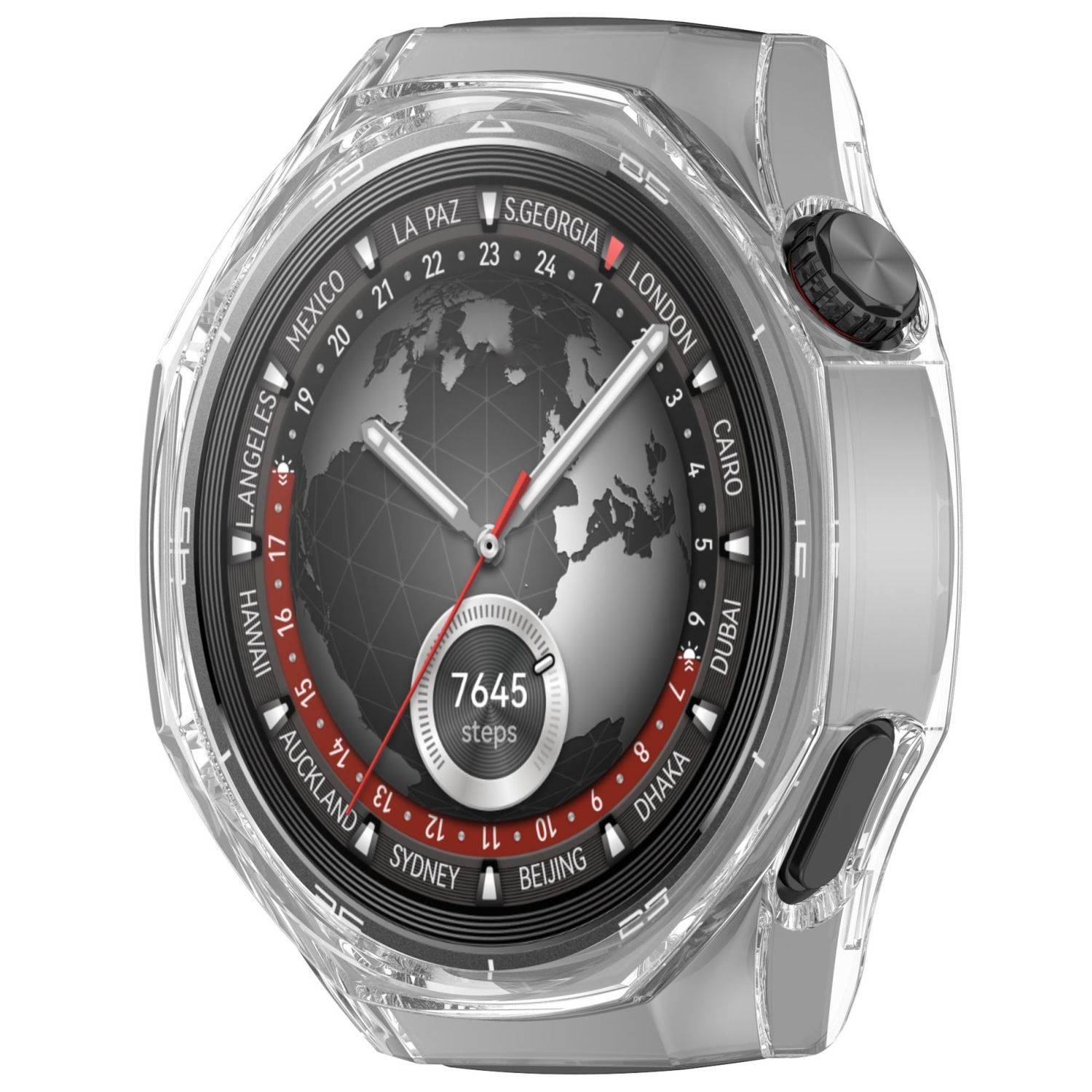 Für Huawei Watch GT 5 Pro 46mm Design PC Watch Schutz Gehäuse Hülle Transparent