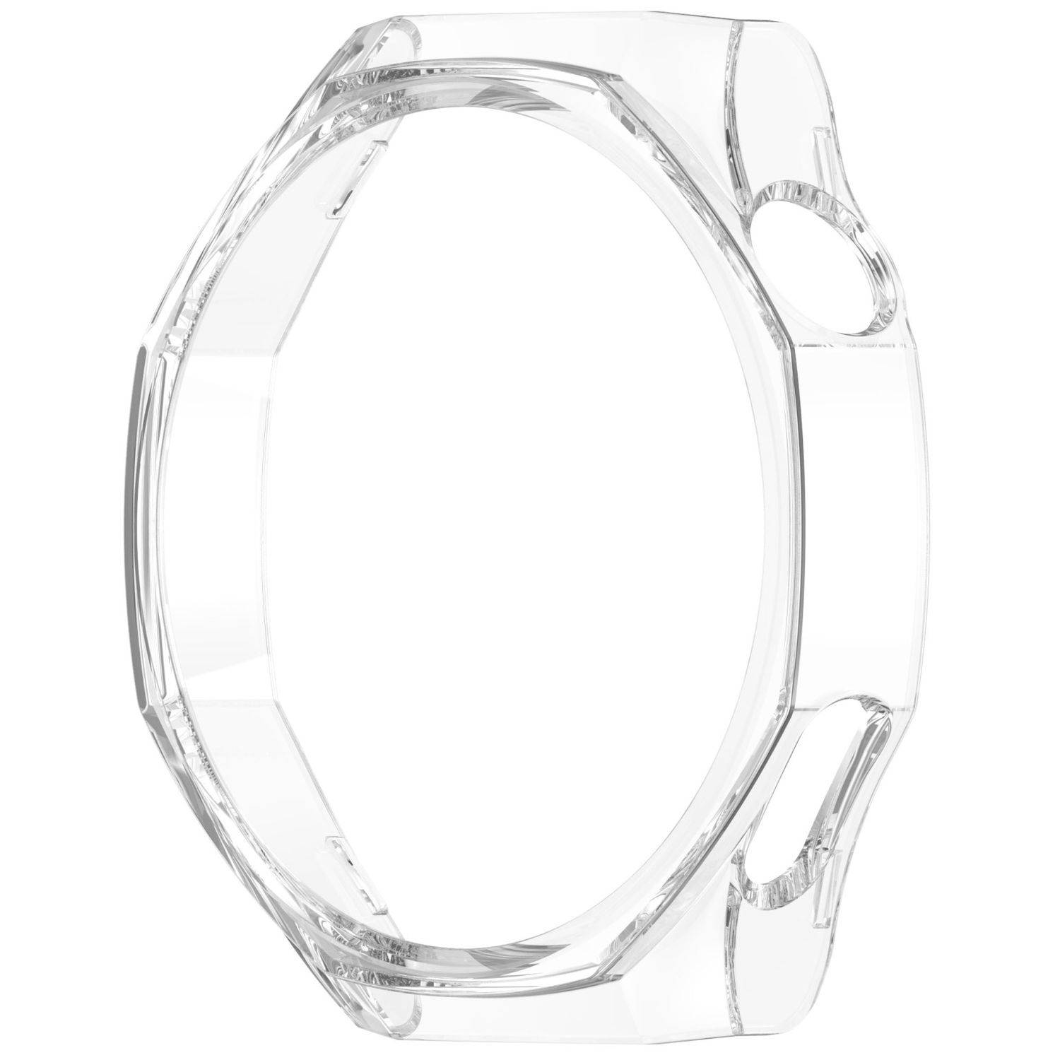 Für Huawei Watch GT 5 Pro 46mm Design PC Watch Schutz Gehäuse Hülle Transparent