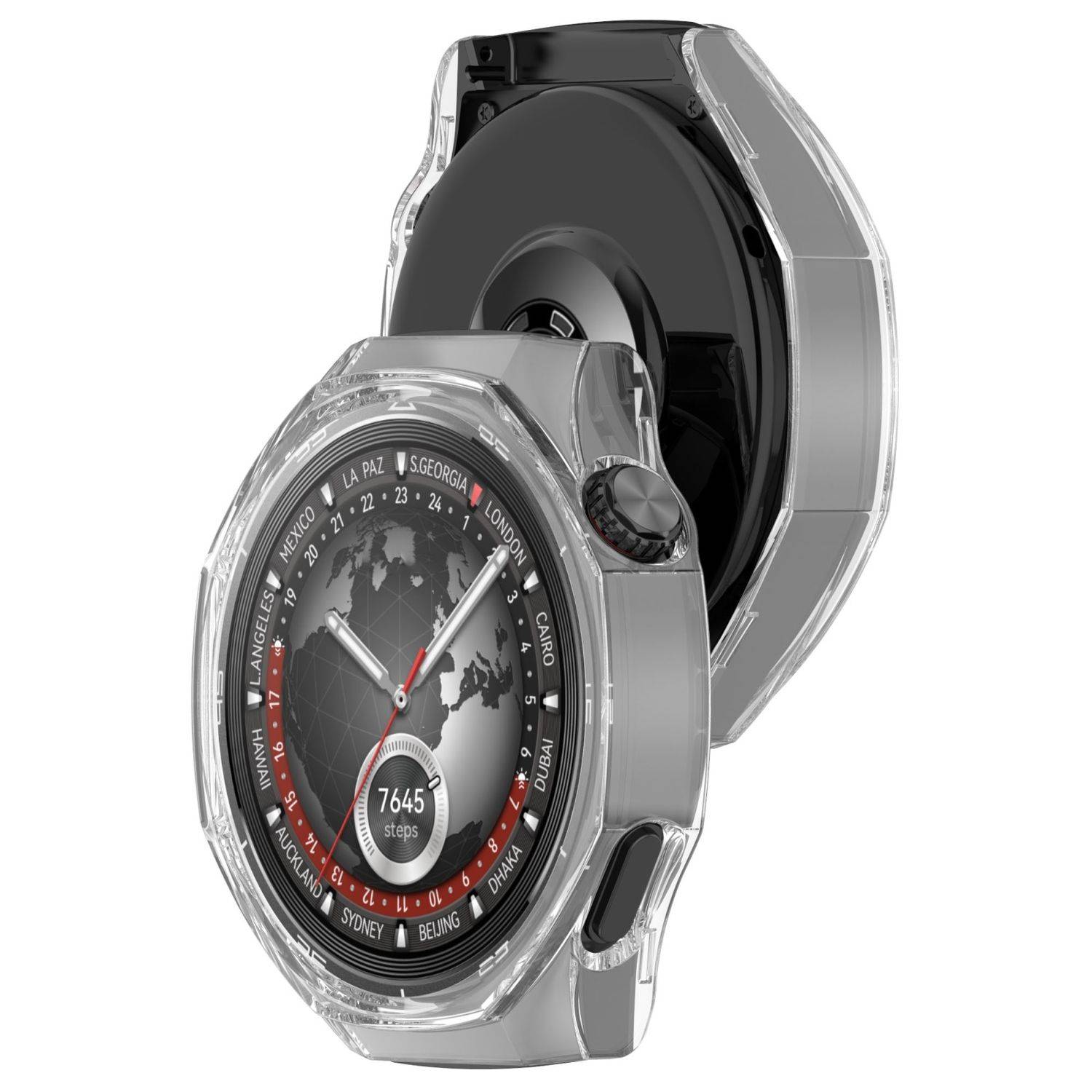 Für Huawei Watch GT 5 Pro 46mm Design PC Watch Schutz Gehäuse Hülle Transparent