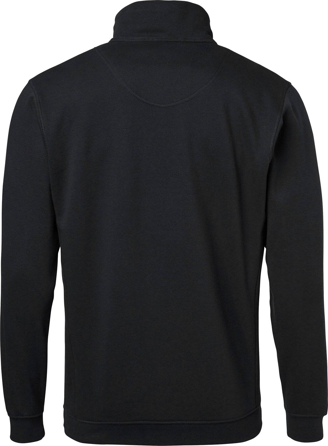 149 Half-Zip Sweatshirt, Unisex, schwarz, L