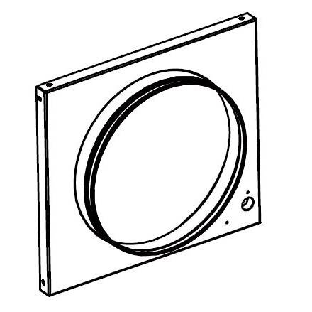 S&amp;P KIT IC/OC HE 04 H - Paneelstutzen, horizontal, DN200, VPE 2 - 5407068400