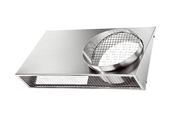 Wetterfeste Außen- und Fortluft Kombihau AWL-Kombi-160-L von Aereco - 340016