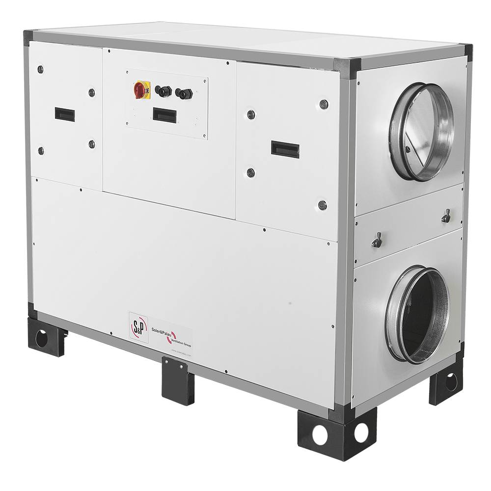 S&amp;P CADB-HE-DI 08 LV PRO-REG - WRG-Gerät, EC, Gegenstrom-WT, vertikal - 5153829200