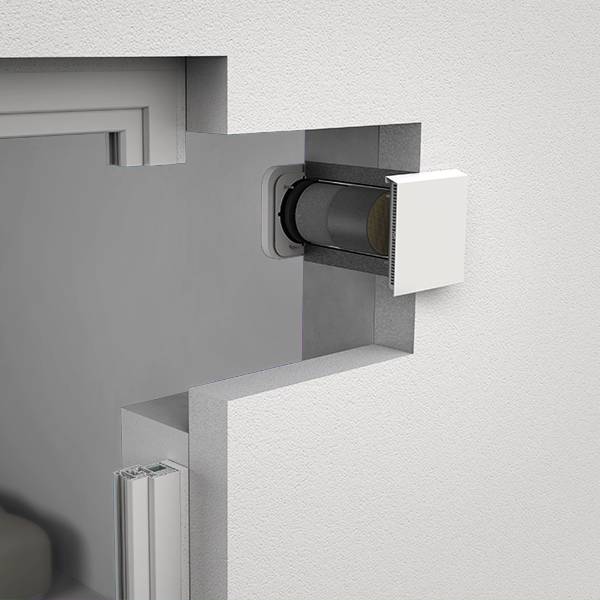 EPP-Einschub 60 m³/h +Gitter 28 + Slim I Fertigbau-Set LAD select EPP 60 m³/h mit von Aereco - 200102