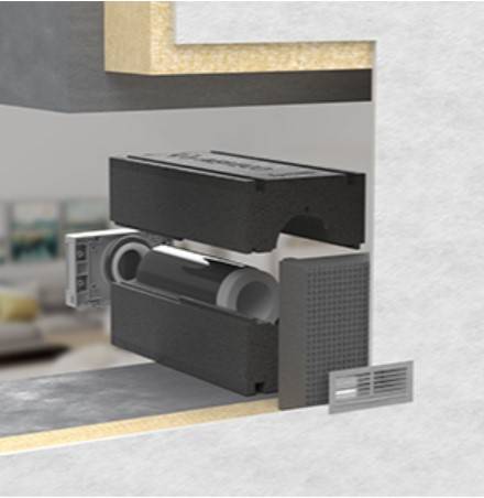 ALD-Set feuchtegeführt für die Wand KWHRVA 03 Mauerstein Flex WGF von Aereco - 110144