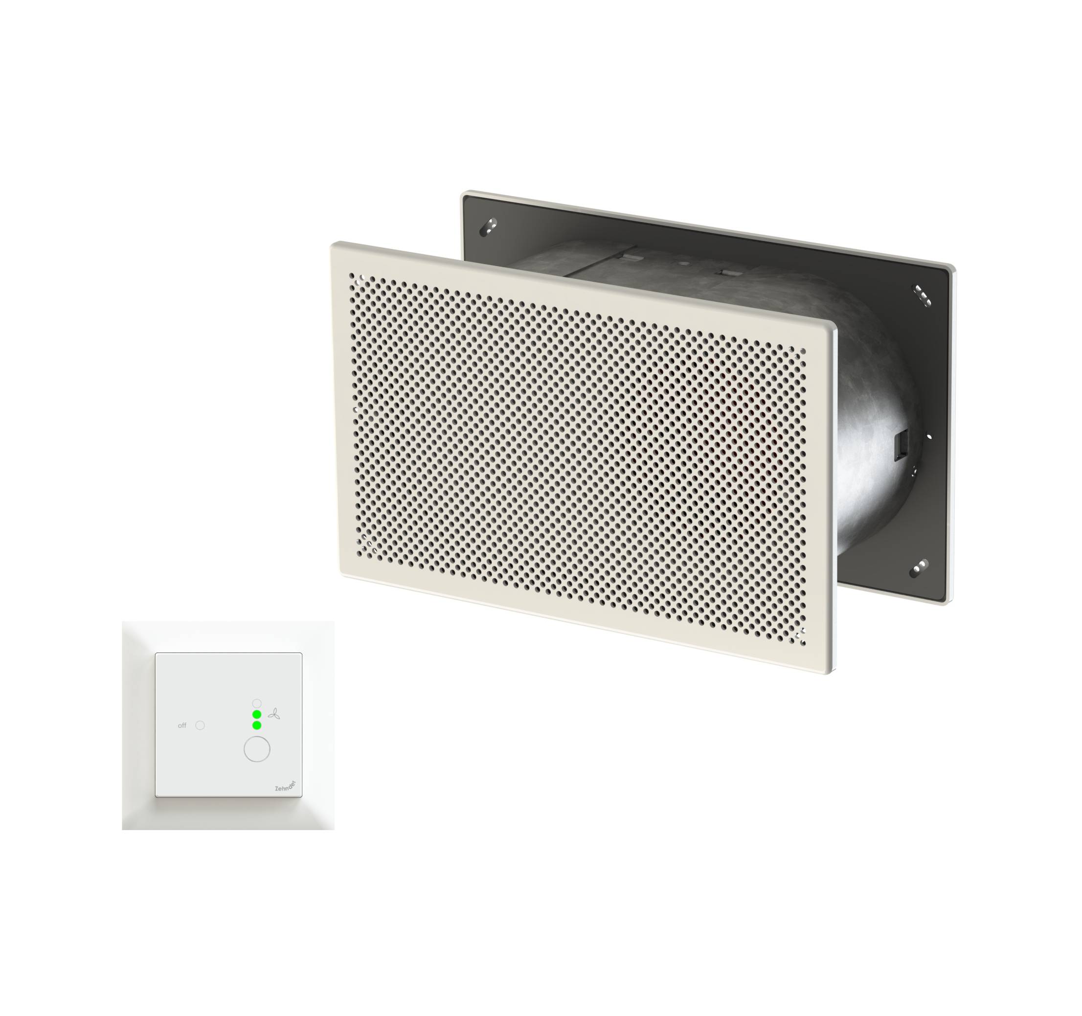 Überströmer ComfoDuct Activo S 60 Aktives Überströmelement mit Steuerung von Zehnder - 990218007