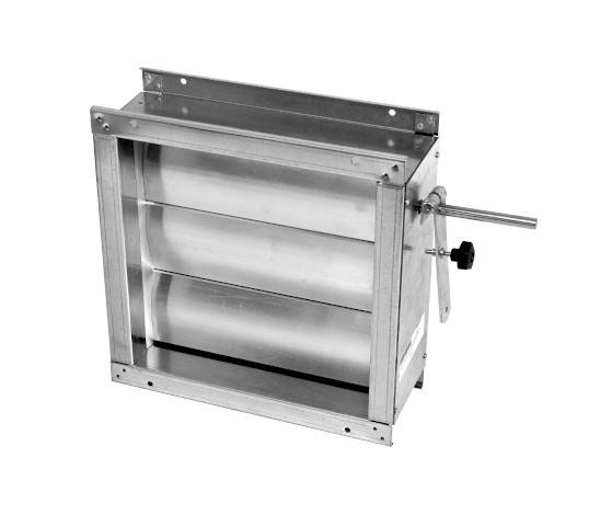 Jalousieklappen ohne Motor Carma 9023, montiert von Zehnder - CZIOPT044259