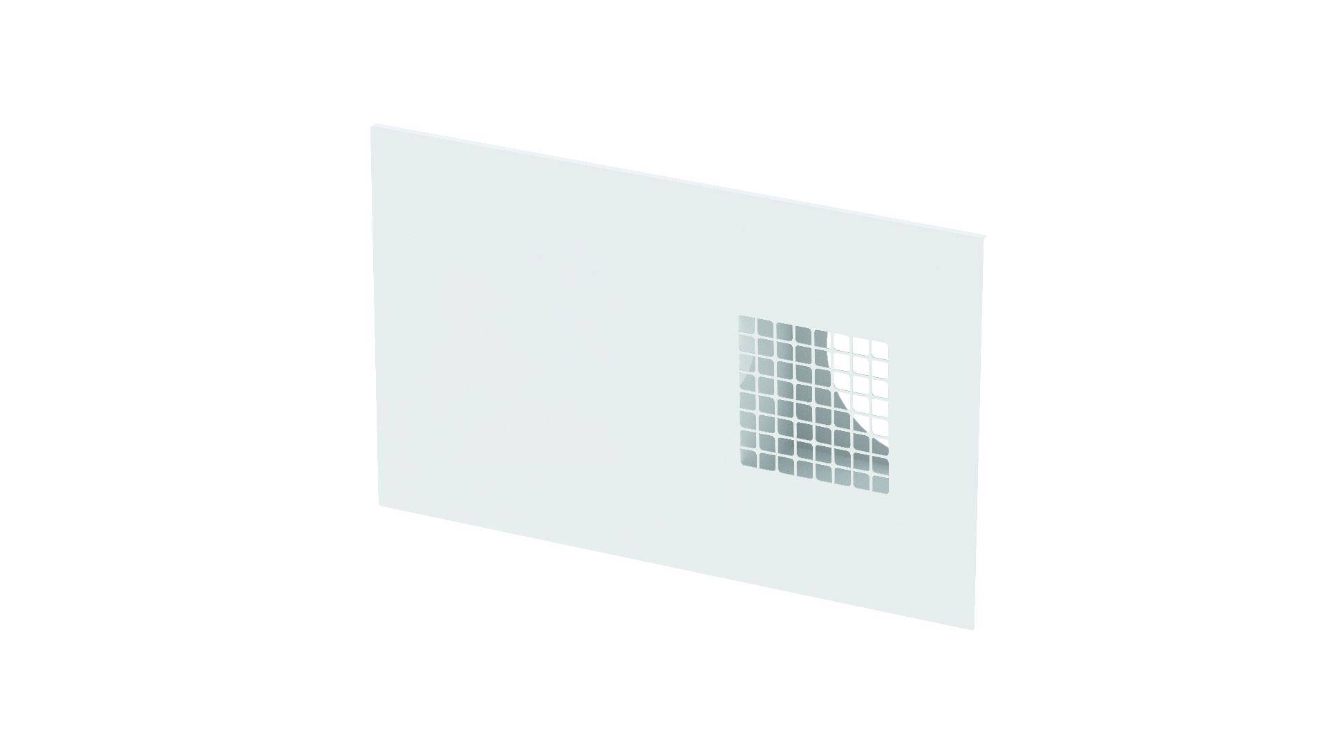Kombi-Außenwandgitter ComfoEdge Dupla DN125, Außenluft links, weiß, RAL 9016 von Zehnder - 990430570
